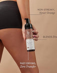 Self Tanner Tanning Mousse Kit - USA Made with Natural & Organic Ingredients, Self Tanner Mousse and Mitt, Tan Kit, Fake Tan Tanning Foam, Fair to Medium, Sunless Tanners Best Sellers
