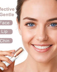 Hair Remover for Face Woman, Electric Face Shaver for Women, Peach Fuzz with 2 Pc Replacement Heads, USB Rechargable