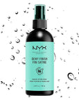 NYX PROFESSIONAL MAKEUP Makeup Setting Spray, Dewy Finish Up Wear