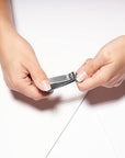 Tweezerman Glass Manicure Set Includes Nail Clipper, Cuticle Pusher, Glass Nail File, and Glass Nail Buffer