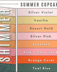Summer Cupcake Mineral Eye Shadow Pallet, Organic Makeup