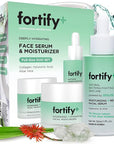 9-in-1 Ultimate Hydration Facial Set - Nourishing Moisturizer & Serum Duo, Dermatologist Tested - Hydrates & Protects Skin Barrier, Clean Beauty, Made in Korea - 2 x 50ML/1.7Fl Oz