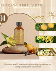 Hotel Diffuser Oil 4 Fl Oz (120ml), Luxury Night Hotel Scent Essential Oil for Diffuser and Crafting, Luxury Fragrance Oil, Gift for Women & Men