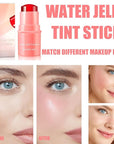Milk Cooling Water Jelly Tint, Jelly Blush Stick Makeup Jelly Tint, Milk Jelly Blush, Cruelty Free, Blush Stick for Cheeks and Lips