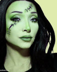 Mehron Makeup Paradise Makeup AQ Pro Size | Stage & Screen Performance, Face & Body Painting, Beauty, Cosplay, and Halloween | Water Activated Face Paint, Body Paint 1.4 oz (40 g) - Pastel Green