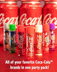Lip Smacker Coca-Cola Flavored Balm, 8 Count, Flavors Coke, Cherry Vanilla Sprite, Root Beer, Orange Fanta, Grape Strawberry Fanta