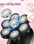Electric Razors for Women,7D Gifts for Women,Cordless Electric Shaver with Detachable Head Wet/Dry Facial Hair Remover for Legs Painless Water Resistant (Black)