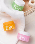 BANILA CO Clean it Zero Best of Balms Trio | Original & Brightening & Pore Clarifying for All Skin Types | Hydrating & Skin Radiance & Blackhead Cleansing (Pack of 3 travel sized balms, 25ml each)