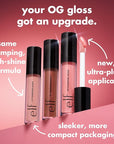 e.l.f. Lip Plumping Gloss, High-Shine Sheer Color, Hydrates & Creates Fuller Lips With Vitamin E, Vegan & Cruelty-Free, Pink Paloma, 0.1 Fl Oz