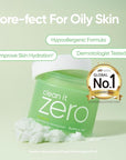 BANILA CO Clean it Zero Pore Clarifying Cleansing Balm | Korean Makeup Remover, Cleansing Oil, Facial Cleanser for Oily and Acne Prone Skin | Vegan | Made with AHA-PHA & Tea Tree (180ml / 6.08 fl.oz)