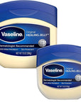 Vaseline Original Healing Jelly, 2-Size Variety Bundle – #1 Dermatologist Recommended Skin Protectant, Healing Ointment for Beauty & Personal Care