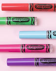 Lip Smacker Crayola Liquid Lip Gloss 5 Party Pack, 0.45 Fl. Oz, Firefly Red Punch, Wild Strawberry, Plumsicle, Aquamarine Magic, Green Jelly Bean