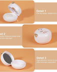 2 Pack Lip Balm Containers,Plastic Portable