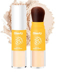 Mineral Setting Powder, Matte Oil Control Mineral Brush (Translucet, ) 8g