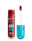 NYX PROFESSIONAL MAKEUP Lip IV Hydrating Glossy Lip Stain with 12HR Hydration - Cranberry Splash (Red)