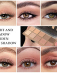 evpct 10 Colors Matte Nude Eye Shadow Palette Makeup for Older Women, Nude Brown Pink Cocoa Taupe Mauve Neutral Matte Cream Smokey Mini Eyeshadow Palette for Blue Green Eyes, Contour Makeup Palettes 5