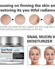 ๐๐ง๐๐ข๐ฅ ๐๐ฎ๐๐ข๐ง 92% Moisturizer Daily Face Gel Cream, Crema de Baba de Caracol Original, Snail Secretion Filtrate Nourishing Cream, Moisturizer Face Cream ๐๐ง๐๐ข๐ฅ ๐๐ฎ๐๐ข๐ง (2PCS)