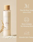 I'm from Rice Toner, Milky Toner for Glowing Skin, Korean Rice, Glow Essence with Niacinamide, Hydrating for Dry, Dull, Combination Skin, Vegan, Fragrance Free, Glass Skin 5.07 Fl Oz