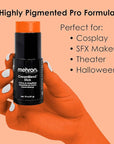 Mehron Makeup CreamBlend Stick - Body Paint (.) (.) (ORANGE) 75 oz