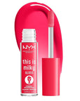 NYX PROFESSIONAL MAKEUP This Is Milky Gloss, Lip Gloss with 12 Hour Hydration, Vegan - Cherry Milkshake (Cherry Pink)