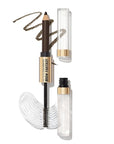 Revlon ColorStay Brow Fantasy, All In One Eyebrow Powder Pencil with Shaping Clear Gel, Gel Infused with Panthenol, Smudge-proof, 16HR Visibly Full Brows, 004 Dark Brown