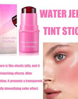 Milk Cooling Water Jelly Tint, Jelly Blush Stick Makeup Jelly Tint, Milk Jelly Blush, Cruelty Free, Blush Stick for Cheeks and Lips