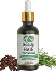 Seddy Hair Growth & Strengthening Oil with Caffeine, Rosemary, Castor, Biotin, Peppermint, Argan & Jojoba Oils - 1.7 Fl. Oz (Pack of 1)