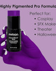 Mehron Makeup CreamBlend Stick - Body Paint (.) (.) (PURPLE) 75 oz