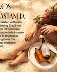 natura - Ekos Castanha (Brazil Nut) Renourishing Body Lotion - Anti-Dryness - Deep Skin Hydration Moisturizer - Vegan Skin Care - Brazilian Beauty Secrets - Self Care & Body Care - 13.5 fl oz (400ml)