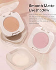 KYDA Single Matte Eyeshadow, Dusty Rose Pink Eyeshadow, Ultra-fine Smooth Powder, Lightweight Blendable Formula, Warm Tone Eyes Makeup, Mist Rose