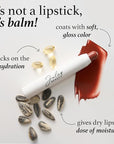 Julep It's Balm Tint of Color Lip Balm - Canyon Rose | Hydrating Lip Color with Vitamin E Core | Natural Gloss Finish | Vegan & Cruelty-Free