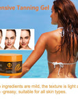Brown Tanning Gel Tanning Cream,Tanning Accelerator Cream, Soft Brown Intensive Tanning Luxe Gel,Tanning Luxe Gel, Tanning Cream for Sunbeds & Outdoor Sun 150g*2PCS