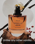 PHLUR Vanilla Skin Eau de Parfum - Full Size Perfume Spray for Women & Men Fragrance - Vanilla Perfume with Pink Pepper, Cashmere Wood & Sandalwood (50mL)