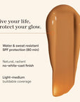 Live Tinted Hueguard Skin Tint SPF 50 - Tinted Mineral Sunscreen with Light-Medium Buildable Coverage With a Hydrating and Radiant Finish - Water and Sweat Resistant, 1.35 fl oz - Shade 06