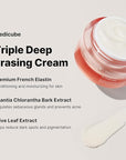 medicube Triple Collagen Cream - Hydrating & Firming Moisturizer with Hyaluronic Acid, Premium Elastin, Shea Butter - Wrinkle Care & Boosts Elasticity - Korean Skincare, 1.69 oz