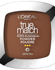 L'Oreal Paris True Match Super Blendable Oil Free Powder Foundation, W10 Deep, 0.33 oz