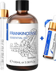 HIQILI 100ML Frankincense Essential Oil, for Massage, 100% Pure and Natural 3.38 Fl Oz