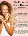 Kitsch Hydrating Dermaplane Oil, Face Shaving Oil for Women - use with Dermaplaning Tool, Razor, Shaver or Microblades for Face for Close Shave, with jojoba, vitamin E, grapeseed & argan oil - 2oz