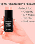 Mehron Makeup CreamBlend Stick | Face Paint, Body (Pastel Orange) 75 oz
