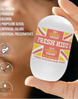 Fresh Kidz Body Wash 16.9 fl.oz. and 2 Roll-On Deodorants 1.86 fl.oz. for Kids and Teens - Girls Coral Set