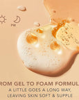 Beauty by Earth Clean Face Wash - USA Made with Organic & Natural Ingredients, Non-Toxic Facial Cleanser