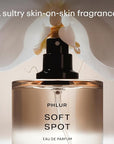 PHLUR Soft Spot Eau de Parfum - Full Size Perfume Fragrance - Floral Amber Musk Perfume with Bergamot, Mandarin, Jasmine, Sandalwood & Vanilla (50mL)