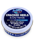 Blue Goo CRACKED HEELS & DRY HANDS Skin Softener for Dry Feet, Hands, Hydrating and Smoothing, Moisturizer, Dryness Relief, 2 Ounce, made with 100% PURE EMU OIL