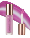 Lawless Women's Forget The Filler Lip Plumper Line Gloss, Violet Bloom, Purple, 0.11 Fl Oz (Pack of 1)