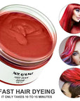 Red Temporary Hair Color,Natural Hair