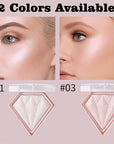 MEICOLY Baked Highlighter Powder Palette,Natural Face Highlighter Shimmer
