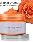 Orange Temporary Hair Color,Natural Hair