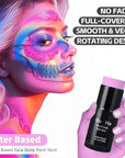 Go Ho Light Pink Face Body Paint Stick,Water Based Washable Face Paint Stick,Non-toxic Full-coverage Cream Light Pink Body Paint for Adults Children Halloween Cosplay SFX Makeup