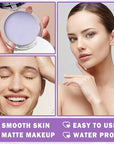 AIUEO Lavender Matte Setting Powder Sunscreen Powder Oil De Maquillaje