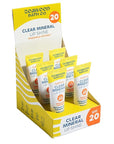 Seaweed Bath Co. Hydrating Clear Mineral Lip Shine SPF 20 Sunscreen Zinc Oxide Lip Balm, 0.28 Oz (6 Pack), Moisturizing Care for Dry, Chapped Lips